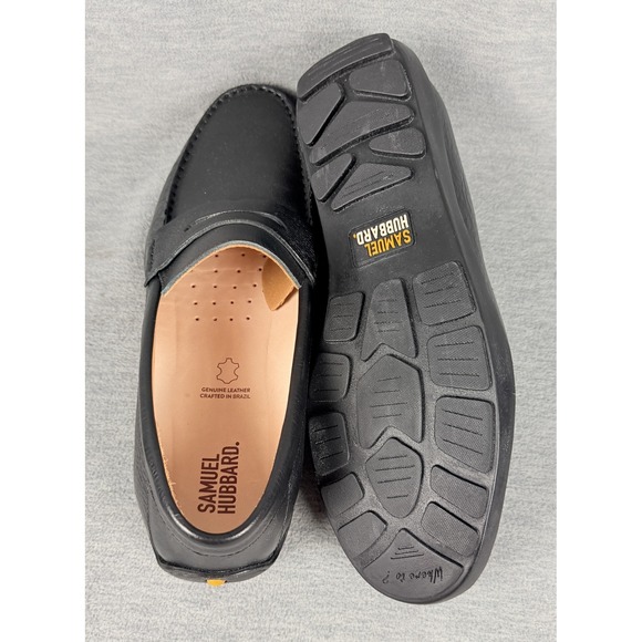 Samuel Hubbard Free Spirit Loafers Mens 11.5 M Black Leather Penny Loafers Shoes main image 4